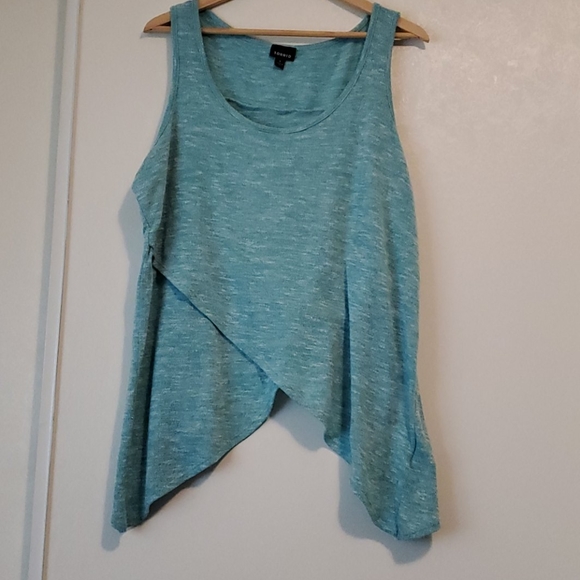 torrid Tops - Torrid tank,  asymmetrical hem,  size 1